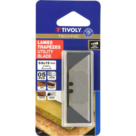 Tivoly - Confezione da 10 lame di ricambio per taglierina Trapeze (1/2)