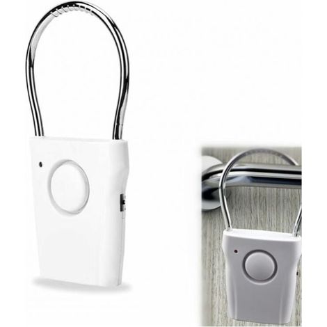 Alarme de porte et de fenêtre, capteur tactile 120 dB, poignée de porte, alarme anti-cambriolage, fenêtre vibrante, alarme anti-cambriolage, sécurité de la maison (1/4)