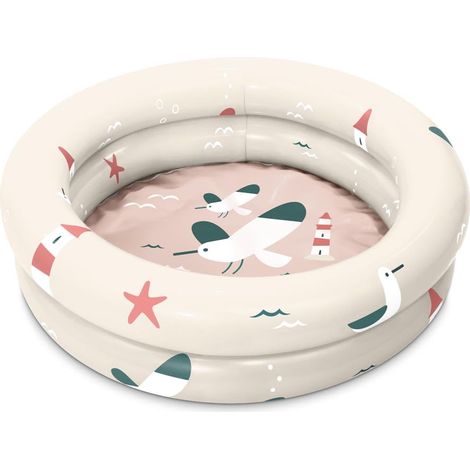 Miniland Piscina Gonfiabile Bebè Lighthouse 60 cm - Piscina per Bambini da Esterno Compatta, Leggera e Facile da Trasportare Ideale per Giardino, Spiaggia o Terrazza Estate e Gioco in Acqua (1/5)