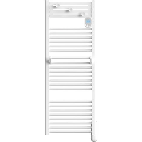 Radiateurs sèche-serviettes à inertie fluide NOIROT Actibain 750W L50 blanc
