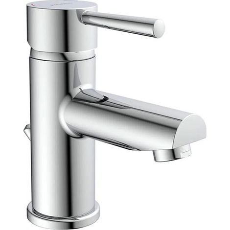 Mitigeur lavabo chromé - Robinet monocommande - Poignée centrale - MIT/UNI/CRO (1/5)