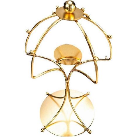 Präsentationsständer für goldene Metallstirnbänder mit Prinzessinnenkrone, Halterung und Aufbewahrungsorganizer (1/4)