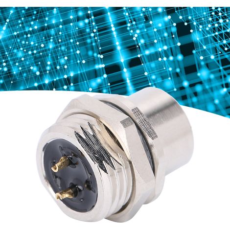 M12-B-S2 Frontmontagebuchse mit wasserdichtem M12-Stecker (1/5)
