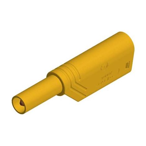 FICHE BANANE MÂLE DE SÉCURITÉ Ø DE LA BROCHE: 4 MM SKS HIRSCHMANN LAS S G 934099103 JAUNE 1 PC(S) (1/2)