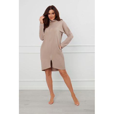 Peignoir à manches longues pour femme Grafi, taille XL (1/5)