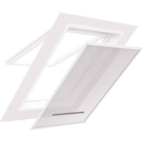 Mosquitera ventana de techo easy-life 140x170 cm con cremallera autoadhesiva