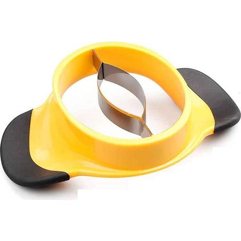 Trancheur à Mangue en Acier Inoxydable Mangue Coucoupe en Caoutchouc Non glissé Poignées de Corner Peeler Mango Peel Couteau Cuisine Accessoires de Cuisine (1/5)