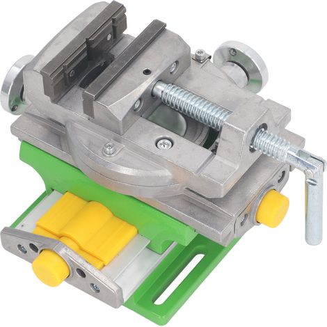 Étau de perceuse à colonne à chariot transversal, plage de serrage de 0 à 77 mm, mini-étau XY multifonctionnel pour opérations de fraisage (1/5)