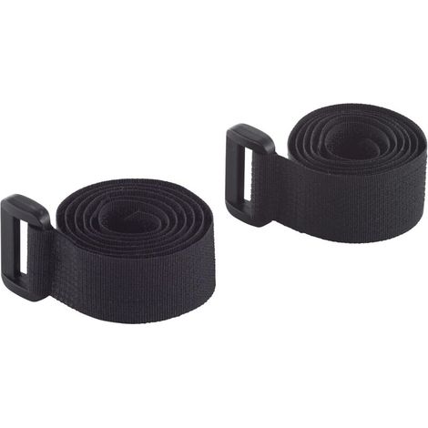 Bardusch-3008000 Sangles Velcro pour Câbles , Longueur 600 mm, 2 pièces, Noir (1/5)