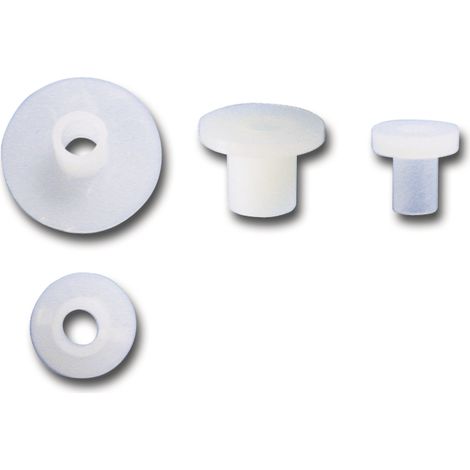 Isolierhülse M12x 10 Polyamid natur für Beschlägemontage auf Glas