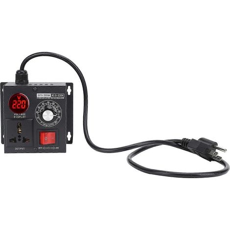 Régulateur de tension électronique 5000 W à thyristor avec affichage numérique LED et variateur de vitesse à variation continue