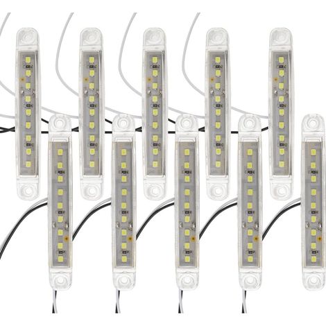 10pcs Feux Latéraux de Camion LED 9 12-24v Plastique (1/5)