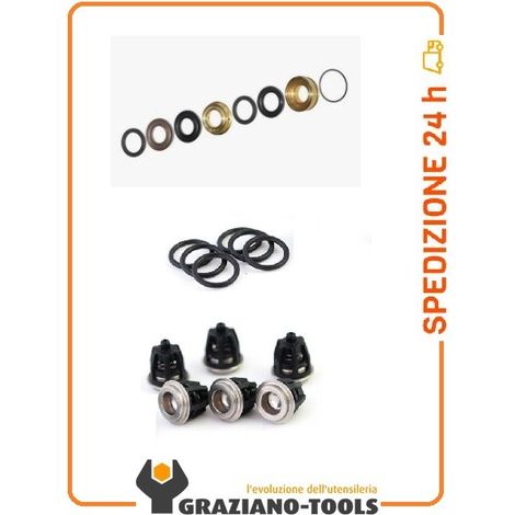 Kit Dolly 100 alte temperature, revisioni complete pistoni ø20 + 6 valvoline