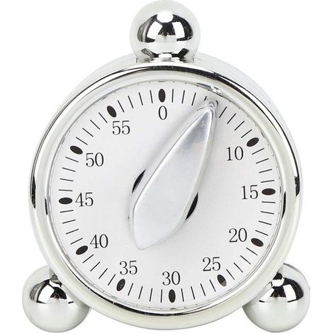 Orologio da cucina con timer, sveglia meccanica retrò con timer da cucina, timer per il conto alla rovescia, sveglia di precisione (1/5)