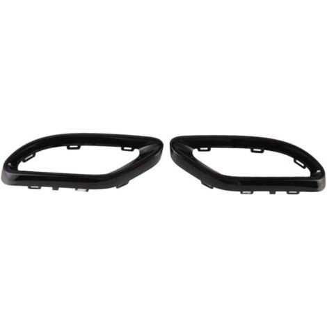 Auspuffblende in glänzendem Schwarz – kompatibel mit Mercedes A/B/C/E/GLC/CLS-Klasse (W177/W205/W213/X253/C257)