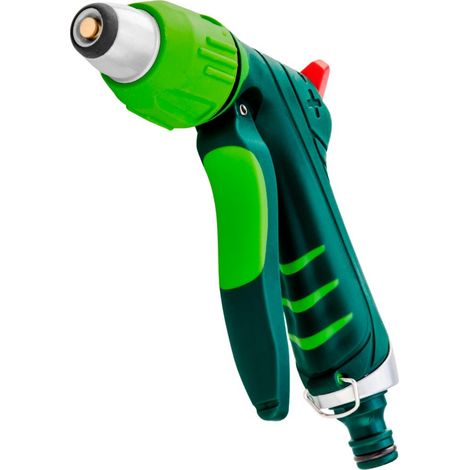 Pistola de riego Verto 15g706 palanca bloqueo mango ergonómico (1/5)