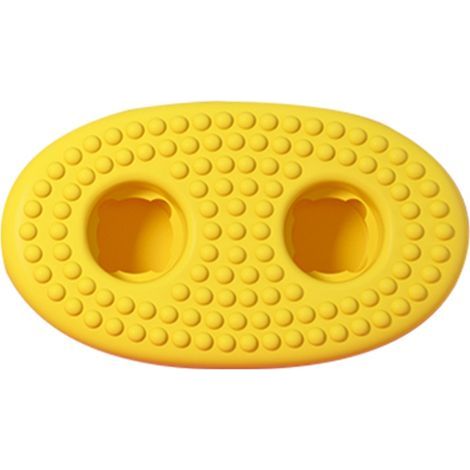 1 Silicone Flottant Sous-verre de Piscine pour Boissons, Été Natation Aquatique, Accessoire Paresseux, Support de Verre Flottant Jaune - (1/5)