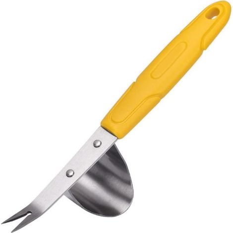 Fourche de désherbage en acier inoxydable pour jardinage et travaux de franchissement de légumes (1/5)