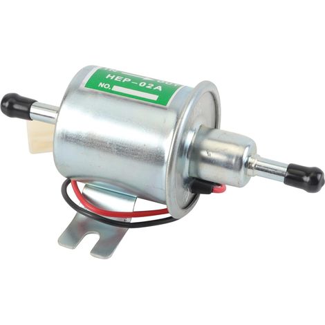 Convient pour pompe à carburant électrique 12 V Pompe à carburant diesel basse pression universelle 2,5-4 psi 12 volts HEP-02A (1/4)