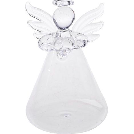 Klare Glasvasen mit Schutzengelmotiv, große Auswahl an Hängevasen für Knospen und Stecklinge