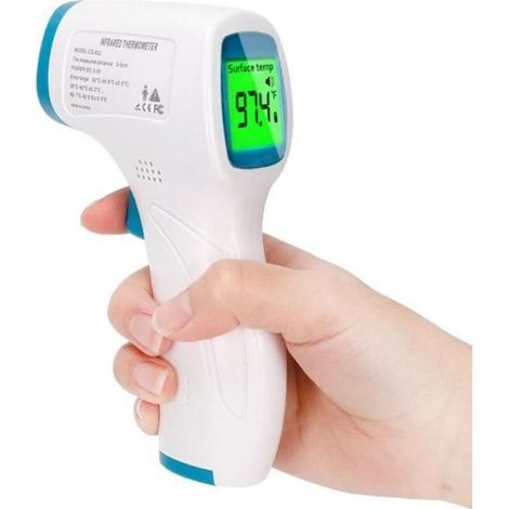 Thermomètre Professionnel Thermomètre Frontal Infrarouge Numérique Multi-Fonctionnel Sans Contact (1/3)