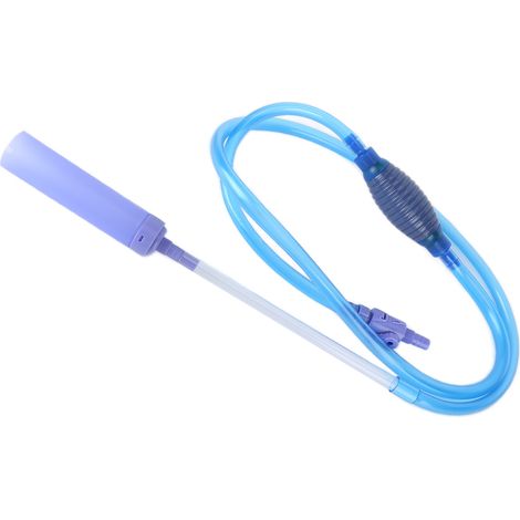 Aquarium siphon manuel pour changement d'eau, aspiration des déjections, pompe à eau, nettoyant pour réservoir (modèle HS-28) (1/5)