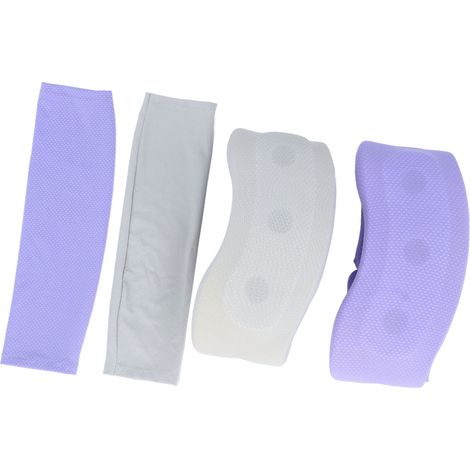 Lot de 2 minerves pour soulager la douleur pendant le sommeil, collier cervical souple, soutien cervical pour les voyages, la sieste et le bureau. (1/5)