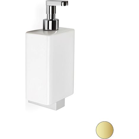 STILHAUS Gea dosatore parete ceramica pompetta oro opaco codice prod: 000GE3018