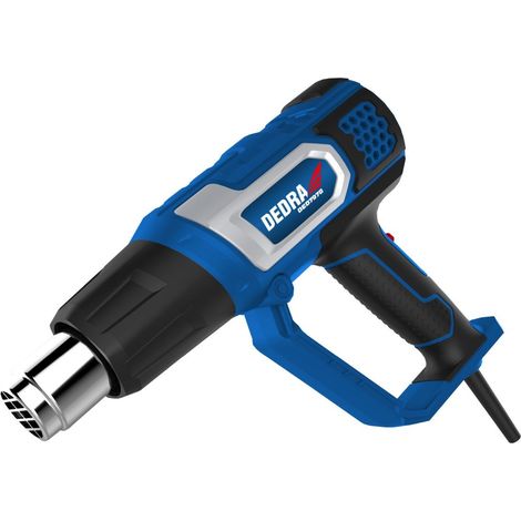 Pistola termica DEDRA 2000W LCD - controllo preciso della temperatura, 4 ugelli