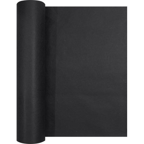 Drainage Geotextile, 1x50m Non-Woven, 125.6g/m², Heavy-Duty Weed Barrier for Landscaping & French Drains (1/5)