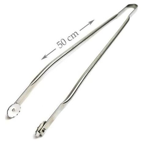 Ustensile de cuisine - Inox - Pince Barbecue - 50 cm - Accessoire de grillade - Essentiel
