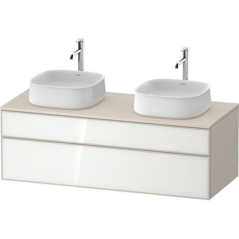 Duravit Zencha Konsolenwaschtischunterbau, 1300x550mm, 1 Auszug, (1/2)
