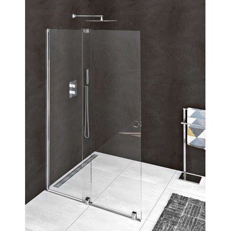 Polysan Modular Shower - Mampara de ducha corredera 120 cm, con rieles, cristal transparente MS5-120 (1/5)