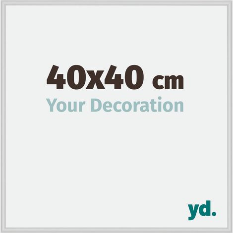 yd. - Cadre photo 40x40 - Argent Mat - Aluminium - Miami (1/5)