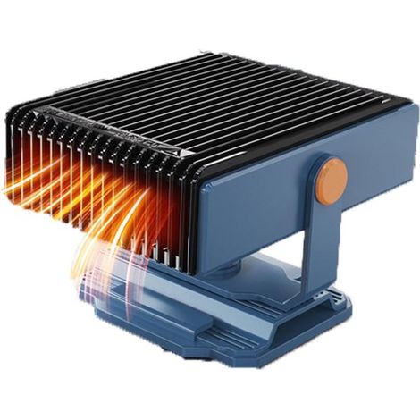 Calefactor para coche, calefactor 2 en 1 con ventilación, enfriador de parabrisas y sistema anti-tuberías. (1/2)