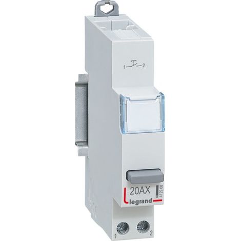 Legrand 412908 Modular pushbutton - single-function, 1-pole - 1 module