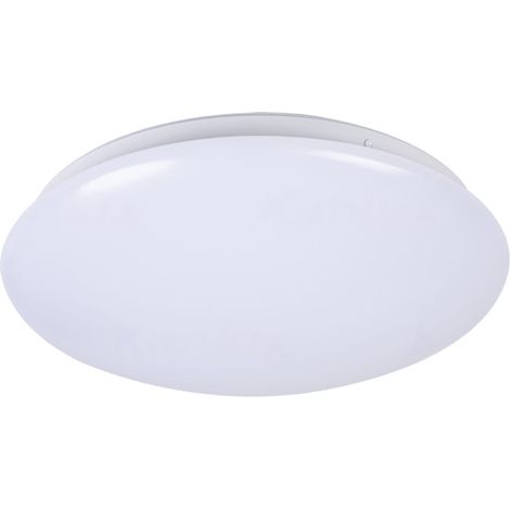 Plafonnier LED Miledo Corso 12W 4000K blanc Ø28cm IP44 (1/4)