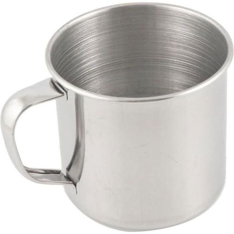 Tasse à café en acier inoxydable pour le camping, la randonnée, le bureau ou l'école (cadeau idéal) (1/5)