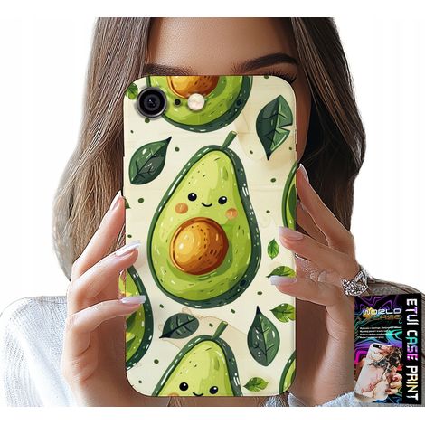 Custodia per iPhone 6 / 6S - simpatica custodia con avocado sorridente (1/5)