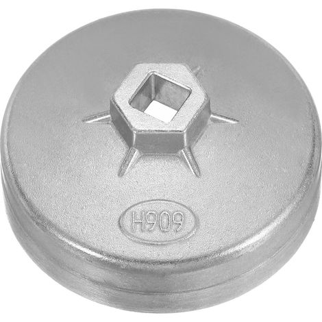 Clé Pour Filtre À Huile 15 Canelures 92mm Diamètre Intérieur 1/2" Entraînement Carré Type Coupe En Aluminium Outil De Démontage De Douille Métrique Pour Filtre À Huile (1/5)
