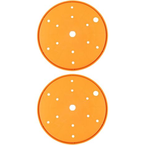 Lot de 2 inserts en plastique 25 cm pour pots hauts, réduit la quantité terreau utilisée (1/4)