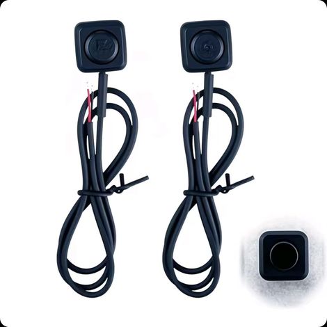 Bouton Poussoir 12V Lot de 2 Mini Interrupteurs Momentanés Mini Interrupteur 12V Montage en Surface pour Contrôle Industriel et Projets Électroniques (1/5)