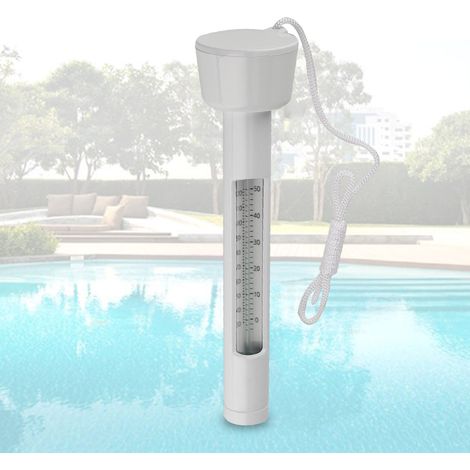 Thermomètre Flottant Mini pour Spa, Bassin, Piscine et Aquarium - Intérieur/Extérieur