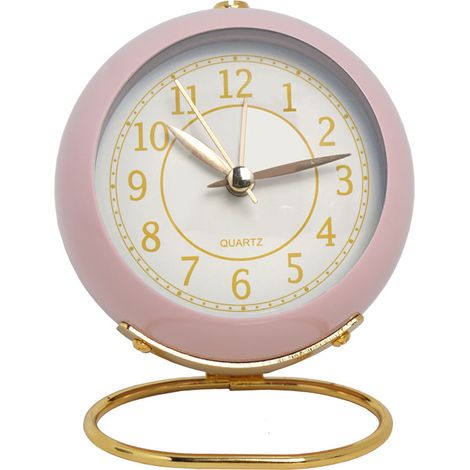 1 horloge européenne en métal - Blanche (1/5)