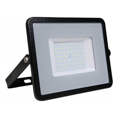 V-TAC PRO VT-50 FARO LED SMD 50W ULTRASOTTILE CHIP SAMSUNG DA ESTERNO COLORE NERO - SKU 21406 / 21407 / 21408 - Colore Luce: Bianco Naturale