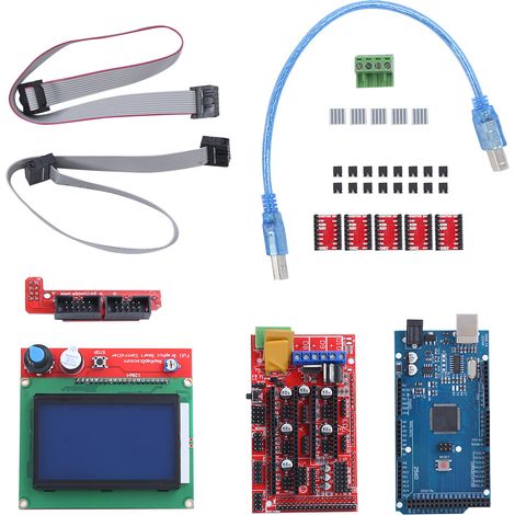 3D-Drucker-Kit mit Mega 2560 Board für RAMPS 1.4 Controller 12864 LCD A4988 Treiber (1/5)