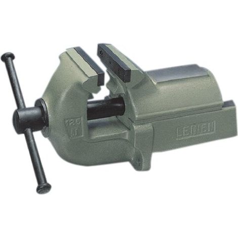 LEINEN Schraubstock Junior, nach hinten öffnend, Backenbreite 125 mm (1/2)