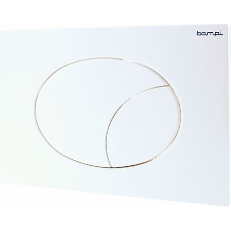 Bampi FLOW placca meccanica bianca 2 tasti (1/2)