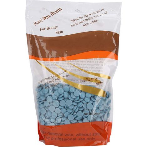 300g boules de cire dépilatoire rapide corps entier pour bras jambes aisselles bleu (1/5)