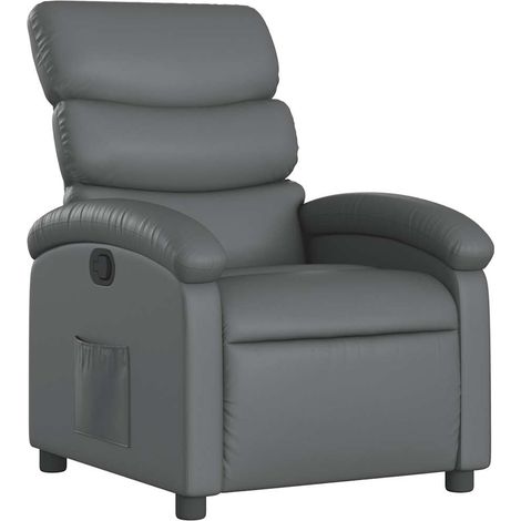 Maison Exclusive - Relaxsessel Grau Kunstleder